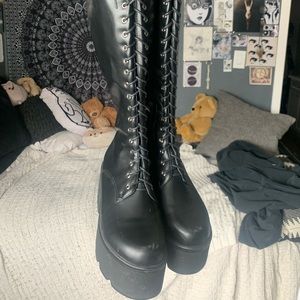 lamoda lace up boots